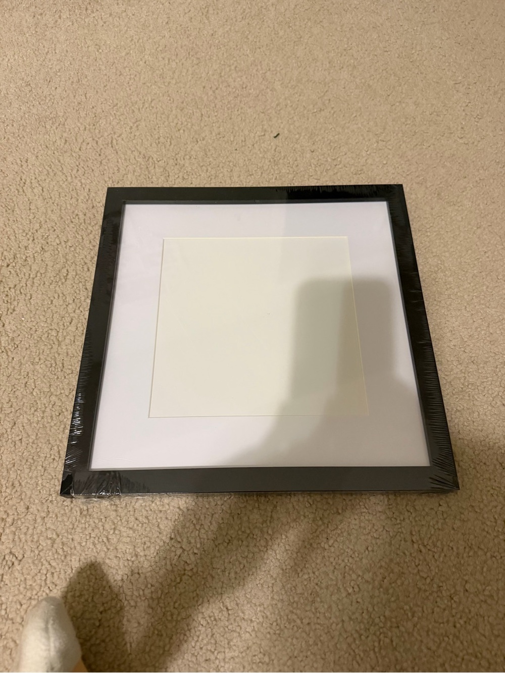 Black 12x12 scrapbooking page picture frame. Black wood